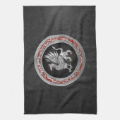 [300] Sacred Silver Griffin Theedoek (Verticaal)