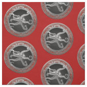 [300] Sacred Silver Octopus in Defensief Posture Stof (Swatch)