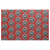 [300] Sacred Silver Octopus in Defensief Posture Stof (Fat Quarter)