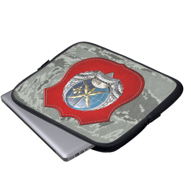 [300] SOWT-embleem Laptop Sleeve (Voorkant onderkant)