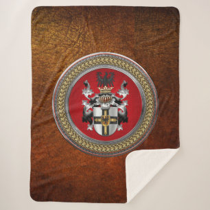 [300] Teutonische wapenschild Sherpa Deken
