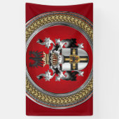 [300] Teutonische wapenschild Spandoek (Verticaal)