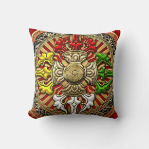 [300] Tibetan Double Dorje Mandala Kussen