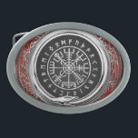 [300] Vegvisir - Viking Silver Magic Runass Gesp<br><div class="desc">Introductie van het Collectie "Viking Treasures" door Serge Averbukh, waarin convergerende mediapschilderijen van verschillende Viking-religies, artefacten en historische schatten worden getoond. Hier vind je mooie kunstwerken met Vegvisir - Viking Silver Magic Compass. Een Vegvisir (IJslandse "gebarentpost") is een IJslandse magische trap die bedoeld is om de toonder te helpen hun...</div>