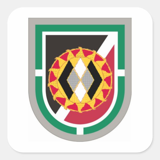 301e PSYOP Company Beret Flash/DUI Stickers (Voorkant)