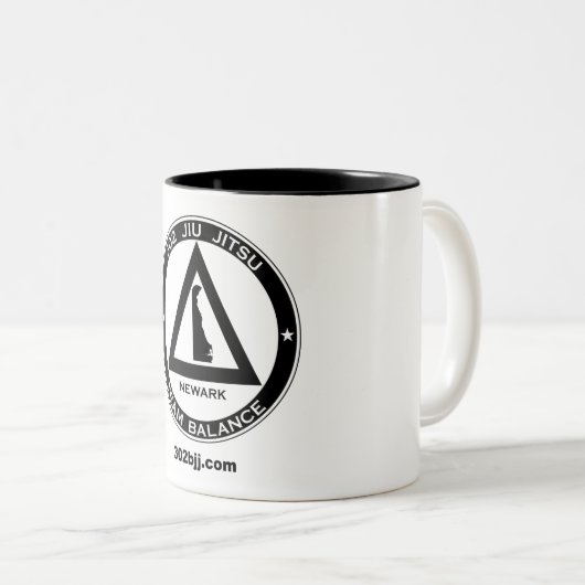 302 Jiu Jitsu Logo Mok (Voorkant rechts)