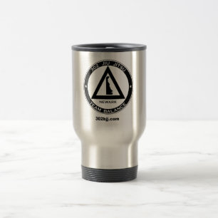 302 Jiu Jitsu Logo Travel Mug Reisbeker