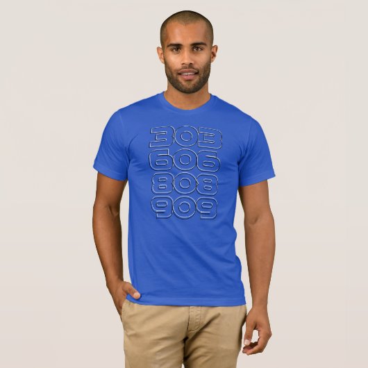 303 606 808 909 - Overzicht T-shirt (Voorkant volledig)