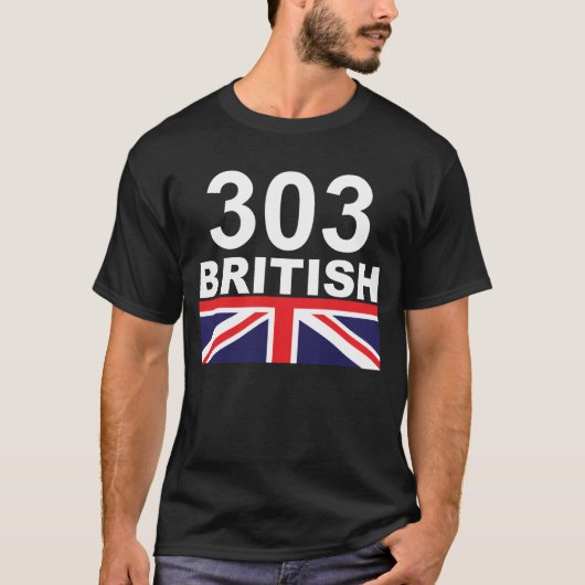 303 Brits T-shirt (Voorkant)