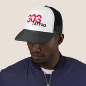 303TATTOO TRUCKER HAT VOOR ALLE TRUCKER PET (In situ)