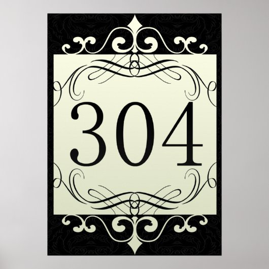304 Netnummer Poster (Voorkant)