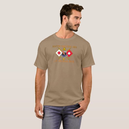 304E SIGNAAL BATTALION 1STE SIGNAAL BRIGADE T-SHIRT (Voorkant volledig)
