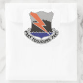 304e signaalbataljon vierkante sticker (Tas)