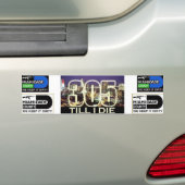 305 bumpersticker (Op auto)
