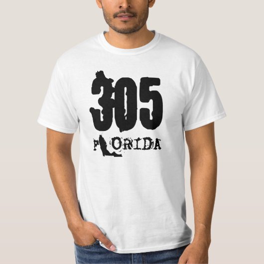 305 Miami T-Shirt (Voorkant)