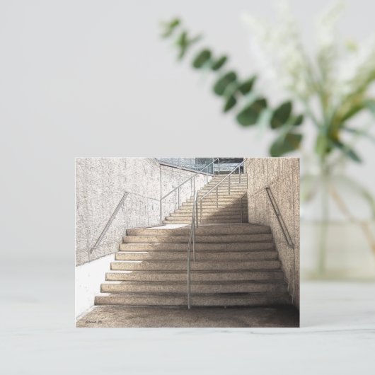 308 Stairway Briefkaart (Staand voorkant)