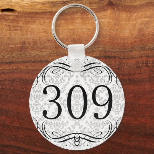 309 Netnummer Sleutelhanger (Voorkant)