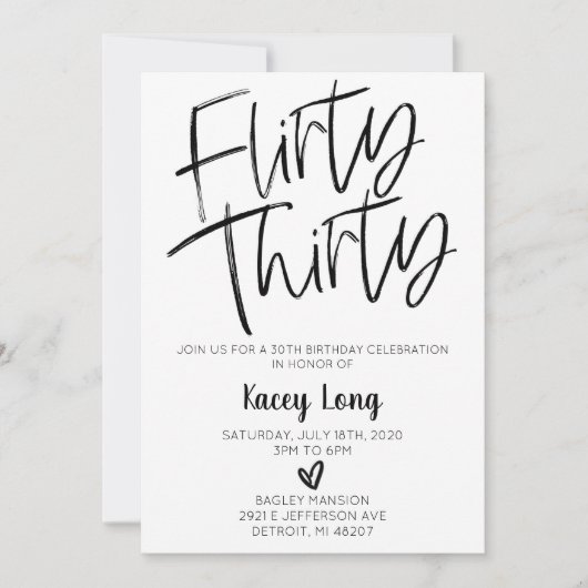 30-30-jarige uitnodiging (Voorkant)
