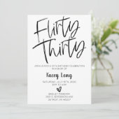30-30-jarige uitnodiging (Staand voorkant)