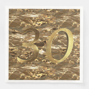30 30e verjaardag Jubileum Gold Servet
