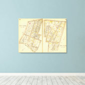 30-31 Witte vlekken Canvas Afdruk (Insitu (Houten vloer))