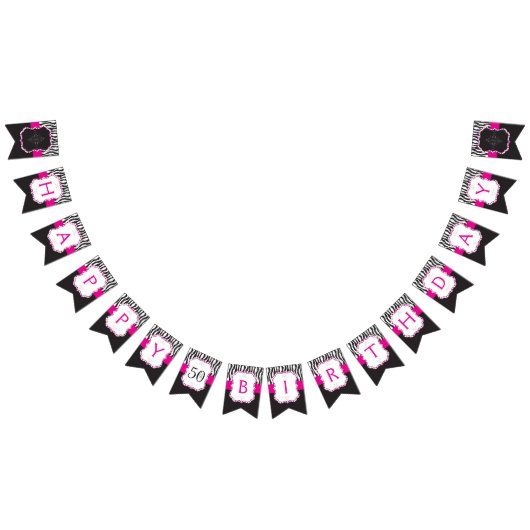 30-40-50-60e Bunting Banner van de Partij van de D (Alle)