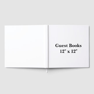 30,5 cm x 30,5 cm Wit 70# Ongestreken tekstpapier Gastenboek