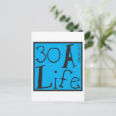 30 A LIFE BRIEFKAART (Staand voorkant)