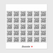 30 Aangepast om QR-code te genereren Website Sticker (Vel)