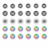 30 Aangepaste Logo Grote Heldere Stickers (Voorkant)