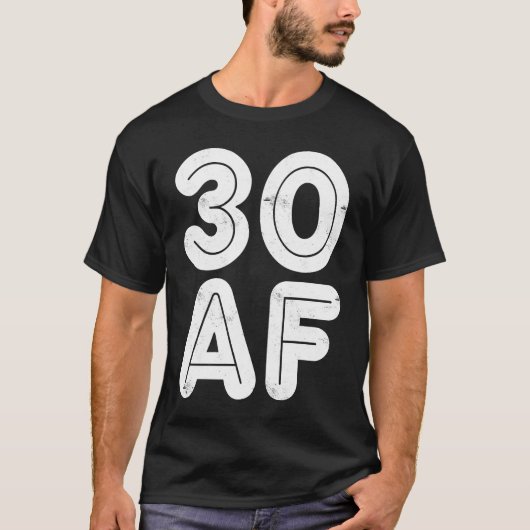 30 AF 30e verjaardag 1 T-shirt (Voorkant)