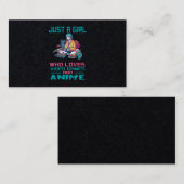 30.Alleen een meisje dat van videogames houdt en A Visitekaartje (Voorkant / Achterkant)