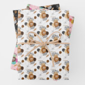 30 Amazing Years Animal Print Birthday ballonnen Inpakpapier Vel (In situ)