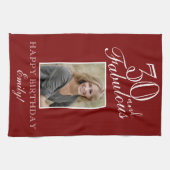 30 and Fabulous Personalized Birthday  Theedoek (Horizontaal)