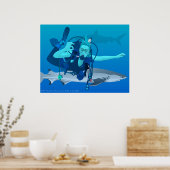 30 Bar avonturen van Manon Worncar Poster (Keuken)