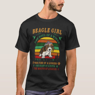 30 Beagle Meisje - de Ziel - Het Vuur - Het Hart - T-shirt