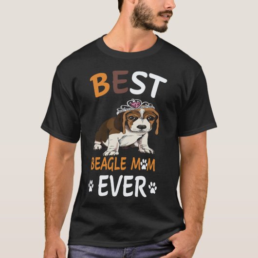 30 Beste Beagle Moeder Ooit Beagle T-shirt (Voorkant)