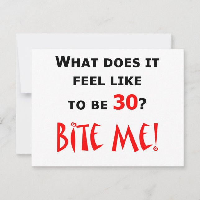 30 Bite me! (Voorkant)