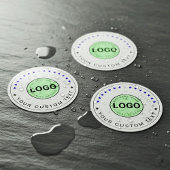30 Custom Waterproof Stickers (Business Logo Name)