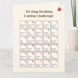 30-daagse gezonde voeding | Winkellijst downloaden Kaart