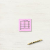30-daagse tracker roze plakbiljetten post-it® notes (Op bureau)