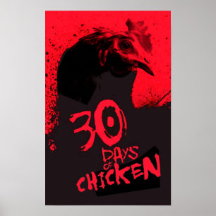30 DAGEN CHICKEN POSTER