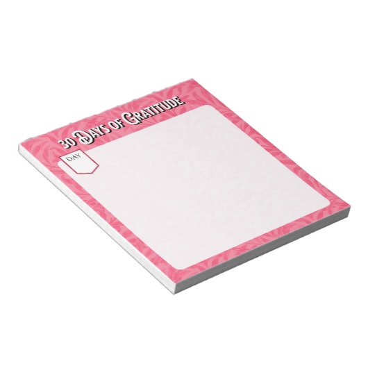 30 dagen Gratitude-notebook Notitieblok (Schuin)