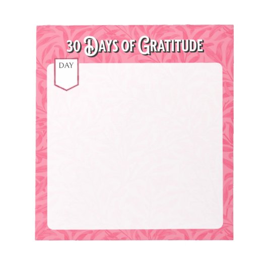 30 dagen Gratitude-notebook Notitieblok (Voorkant)