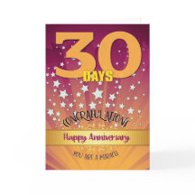 30 dagen herstel Jubileum vet cijfer