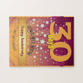 30 dagen herstel Jubileum vetgetal Legpuzzel (Horizontaal)