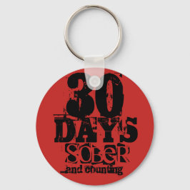 30 dagen obriety sleutelhanger