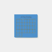 30 dagen Tracker Blue Sticky Notes (Voorkant)