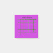 30 dagen Tracker Paarse plaknotities Post-it® Notes (Voorkant)