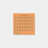 30 dagen Tracker Sinaasappel Sticky Notes (Voorkant)